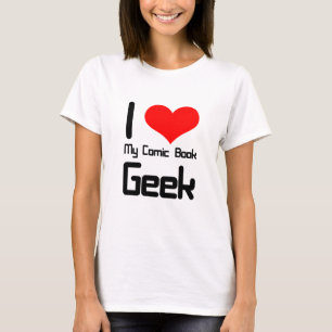 Camiseta Amo a mi friki del cómic