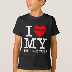 Camiseta Amo a mi futura esposa matrimonio prometida novio 