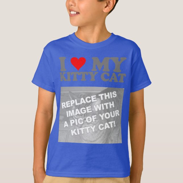 Camiseta Amo a mi gatito (Anverso)