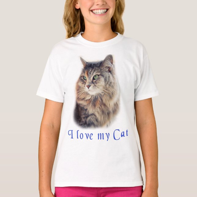 Camiseta Amo a mi Gato (Anverso)