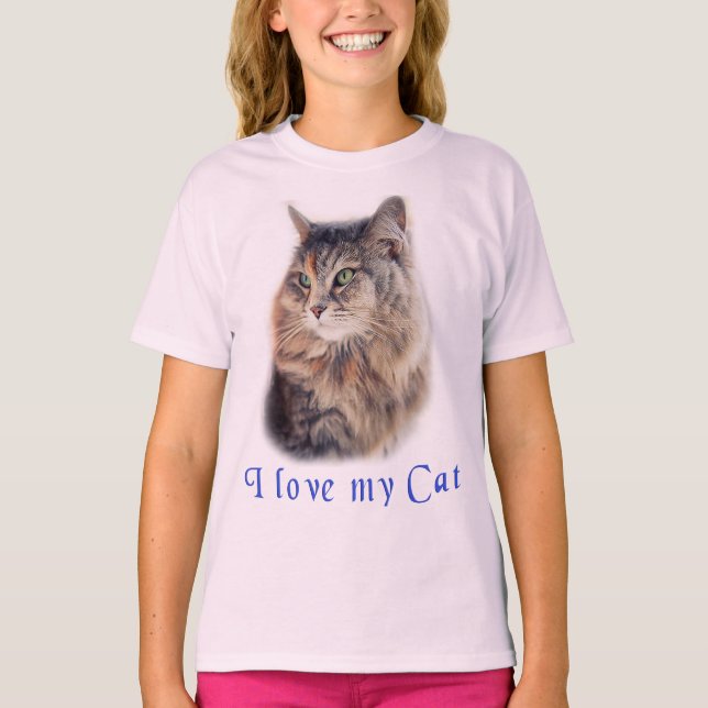 Camiseta Amo a mi Gato (Anverso)