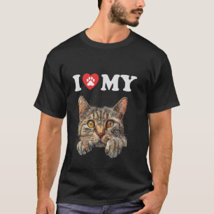 Camiseta Amo a mi gato Dragon Li gatito divertido amante de