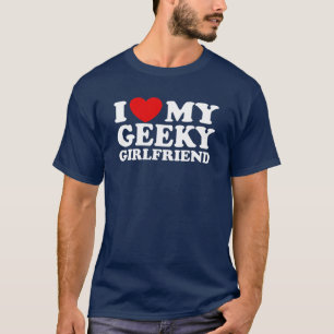 Camiseta Amo A Mi Geeky Girlfriend