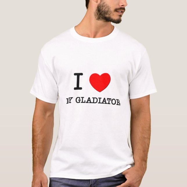 Camiseta Amo a mi gladiador (Anverso)