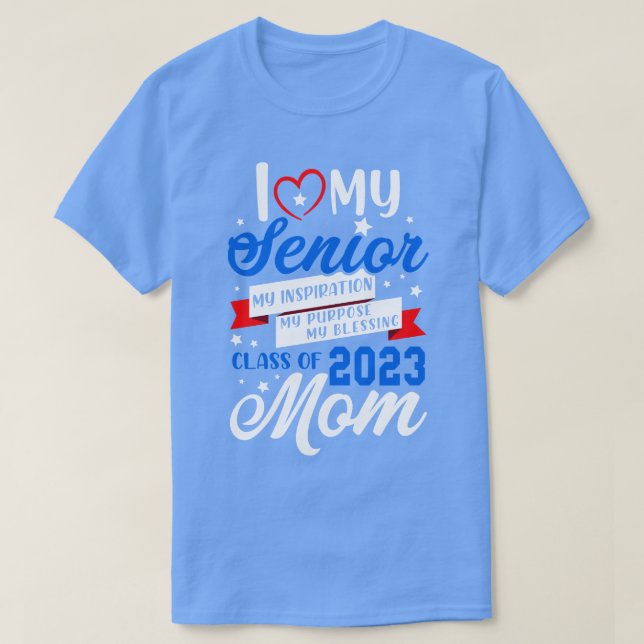 Camiseta Amo a mi graduado senior 2023 (Diseño del anverso)