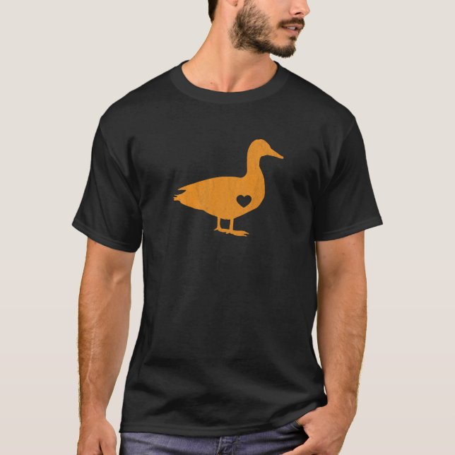Camiseta Amo a mi granjero loco de las aves de los patos (Anverso)