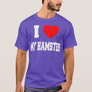 Camiseta Amo a mi hamster
