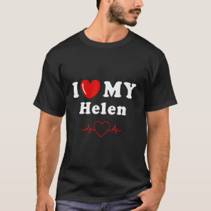Camiseta Amo a mi Helen haciendo cosas de Helen