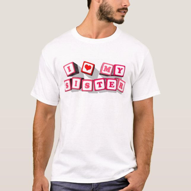 CAMISETA AMO A MI HERMANA (Anverso)