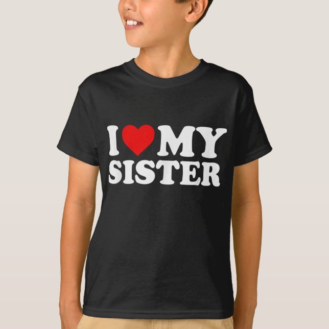 Camiseta Amo A Mi Hermana (Anverso)