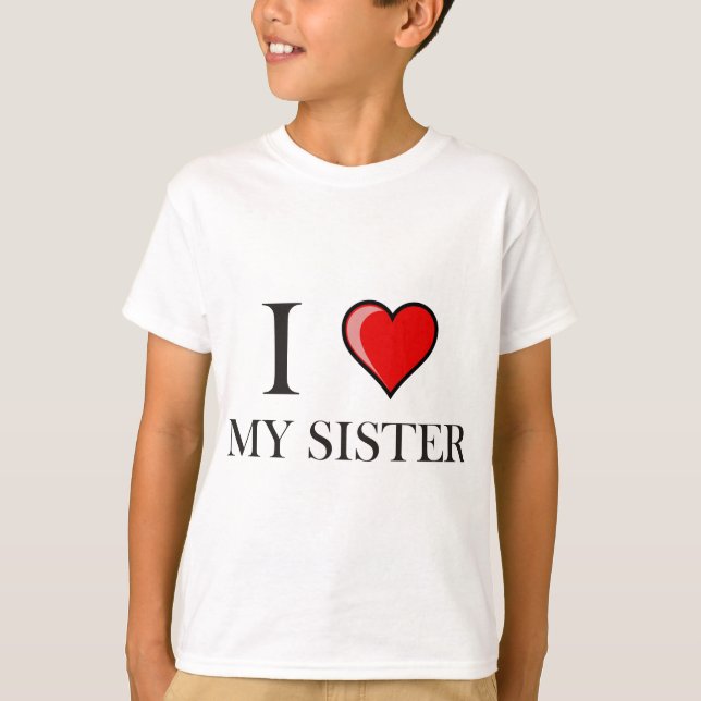 Camiseta Amo a mi hermana (Anverso)