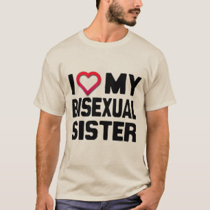 CAMISETA AMO A MI HERMANA BISEXUAL -