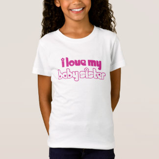 Camiseta Amo a mi hermana del bebé