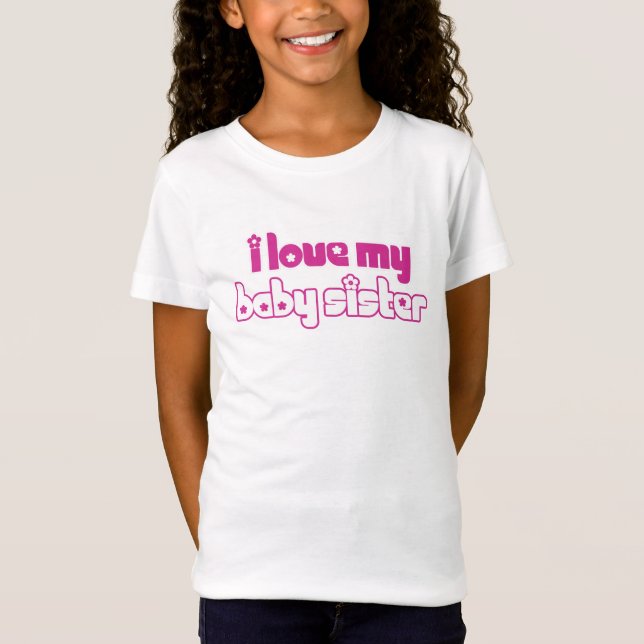 Camiseta Amo a mi hermana del bebé (Anverso)