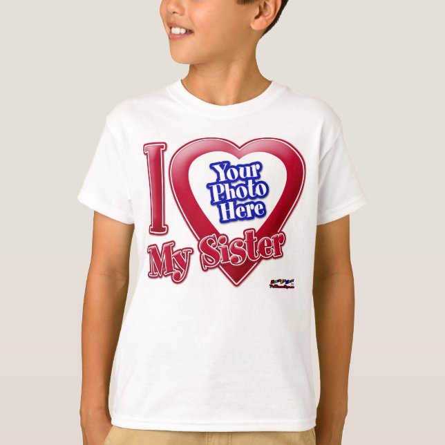Camiseta Amo a mi hermana - Foto (Anverso)