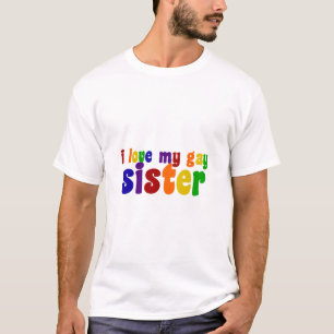 Camiseta Amo A Mi Hermana Gay