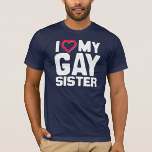 CAMISETA AMO A MI HERMANA GAY