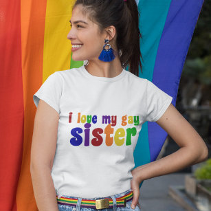 Camiseta Amo A Mi Hermana Gay