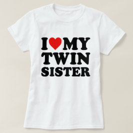 Camiseta Amo a mi hermana gemela