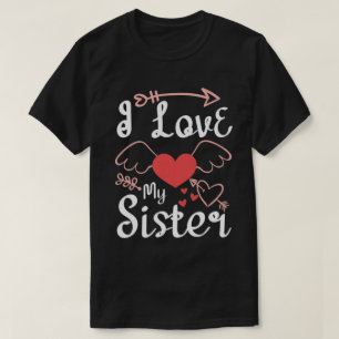 Camiseta Amo A Mi Hermana. Lema sobre amor-01