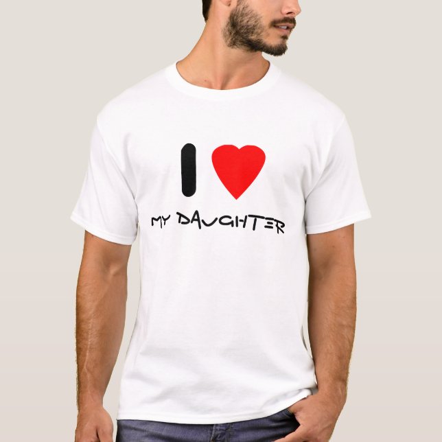 Camiseta Amo a mi hija (Anverso)