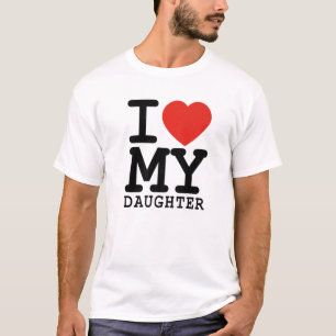 Camiseta Amo a mi hija, Día de San Valentín de Matanza
