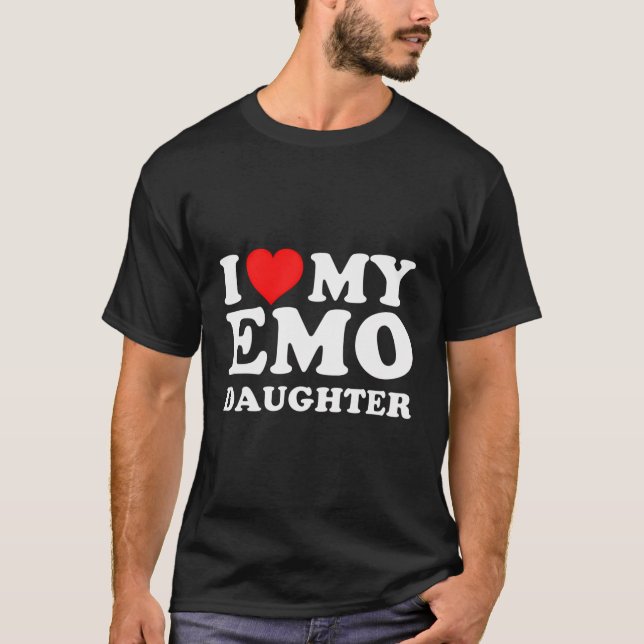 Camiseta Amo A Mi Hija Emo (Anverso)