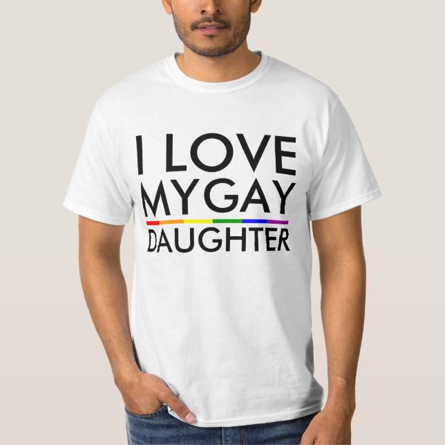 CAMISETA AMO A MI HIJA GAY (Anverso)