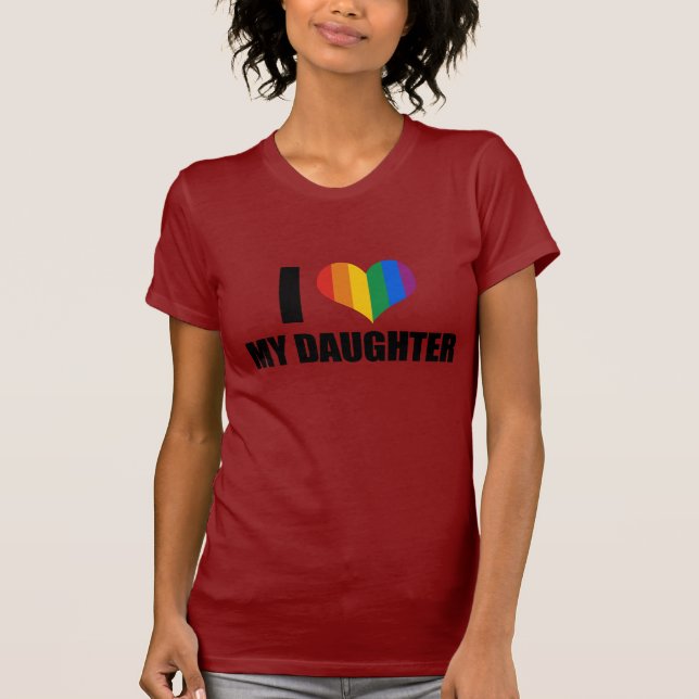 Camiseta Amo a mi hija gay (Anverso)