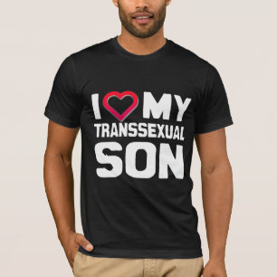 CAMISETA AMO A MI HIJO DEL TRANSEXUAL - BLANCO