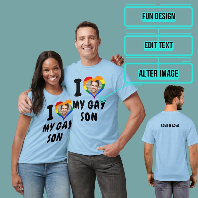 Camiseta Amo a mi hijo gay (Please enjoy our LGBTQ+ ally products)