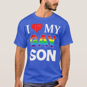 Camiseta Amo a mi hijo gay LGB Arcoiris lesbiana Orgullo LG