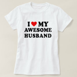 Camiseta Amo a mi increíble marido