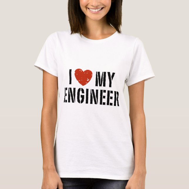Camiseta Amo A Mi Ingeniero (Anverso)