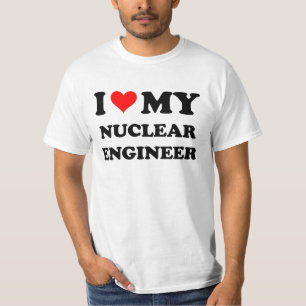 Camiseta Amo a mi ingeniero nuclear
