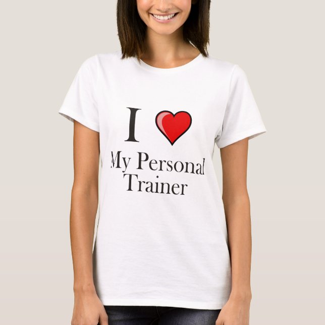 Camiseta Amo a mi instructor personal (Anverso)