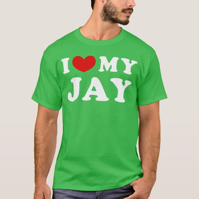 Camiseta Amo a mi Jay amo a mi Jay chico (Anverso)