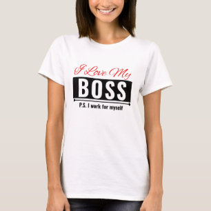 Camiseta Amo a mi jefe