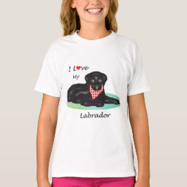 Camiseta Amo a mi Labrador