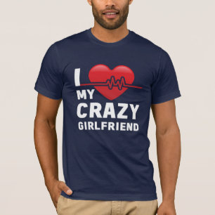 Camiseta amo a mi loca novia