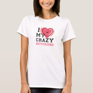 Camiseta amo a mi loca novia