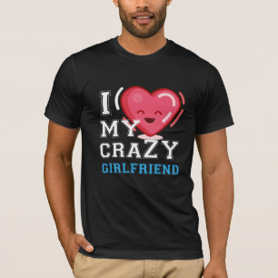 Camiseta amo a mi loca novia