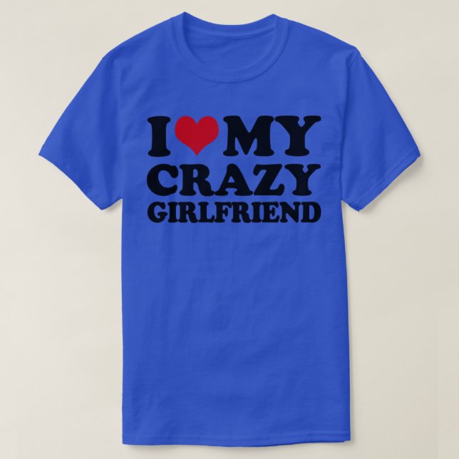 Camiseta Amo A Mi Loca Novia (Diseño del anverso)
