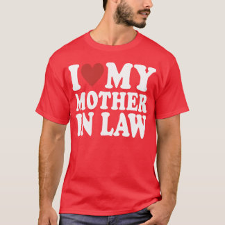 Camiseta Amo A Mi Madre En La Ley, Los Padres Divertidos