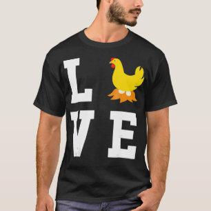 Camiseta Amo A Mi Madre Hen - Agricultura De Amante De Poll