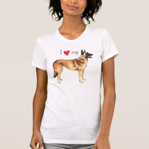 Camiseta Amo a mi Malinois belga