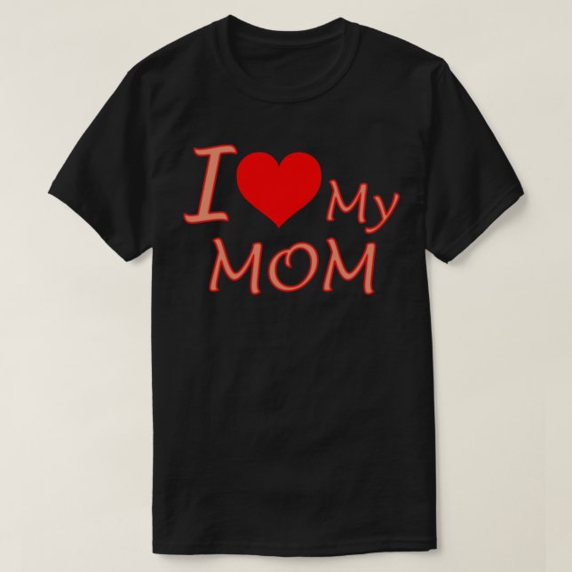 Camiseta Amo A Mi Mamá (Diseño del anverso)