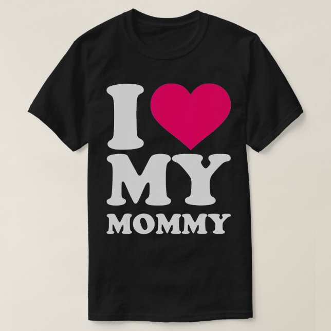 Camiseta Amo a mi mamá (Diseño del anverso)