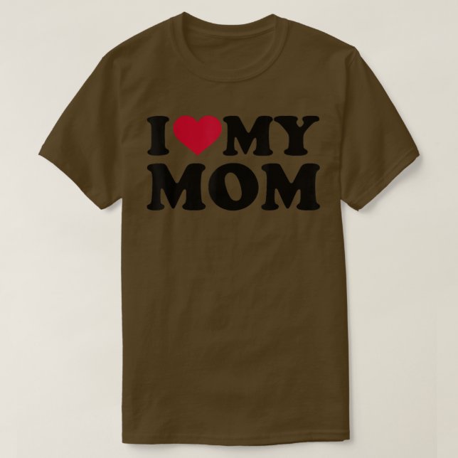 Camiseta Amo a mi mamá  (Diseño del anverso)