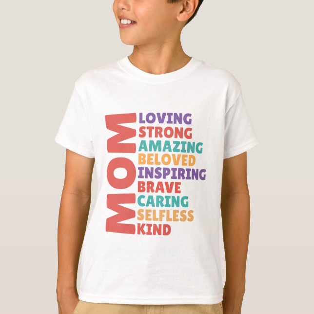 Camiseta Amo A Mi Mamá (Anverso)